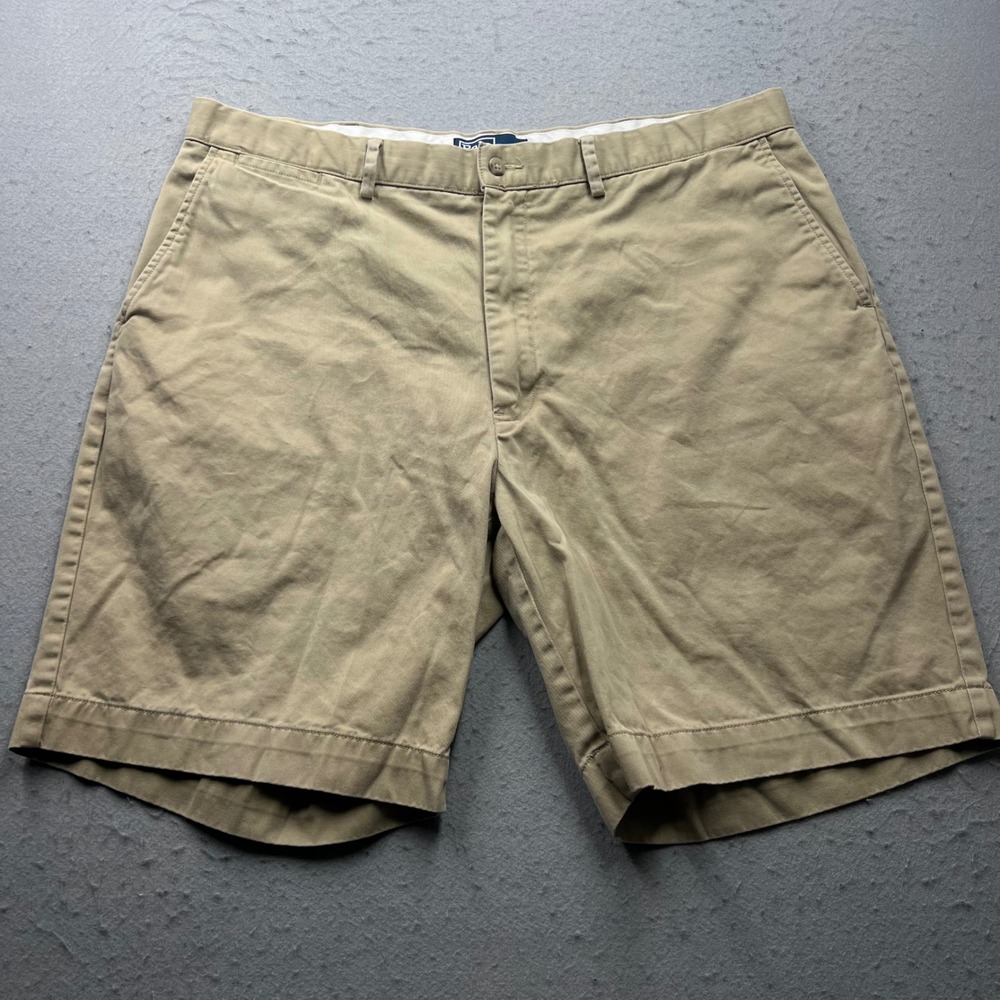 Polo Ralph Lauren Prospect Short Mens 40 Tan Khaki Chino Cotton Twill 1782